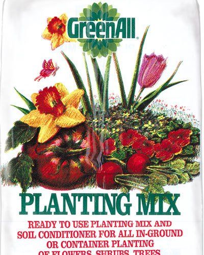 Bag of planting mix photo