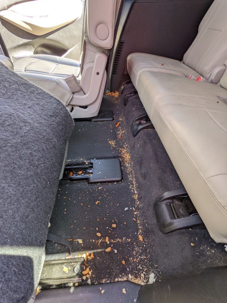Dirty Car Floor