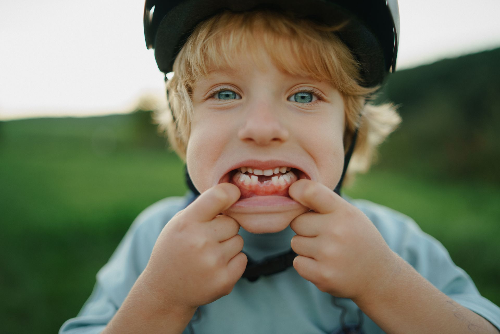 Small Boy Showing Missing Tooth — La Crosse, WI — Gentle Family Dentistry