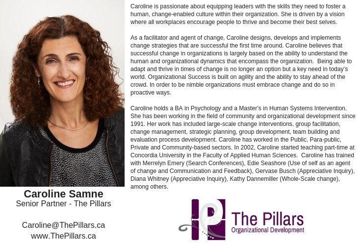 Caroline Samne - Change Leadership and Culture  Change Expert