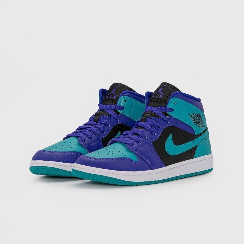 jordan 1 mid black grape novara