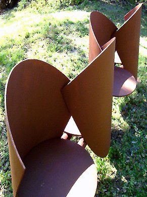 Scrap Metal Art Chairs