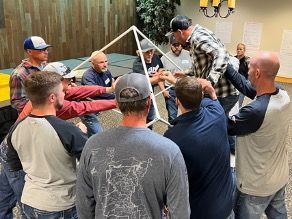 an exercise in teamwork