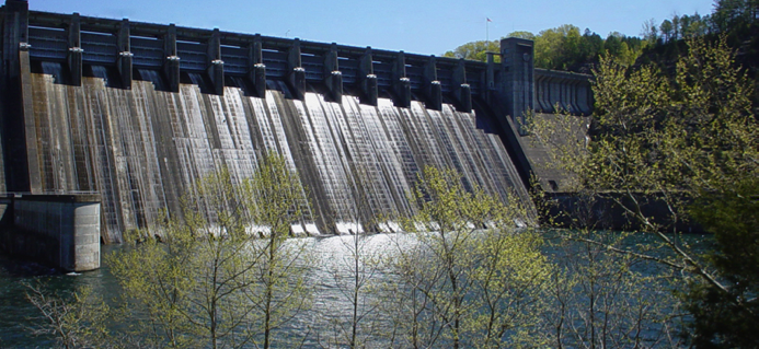 Norfork dam in Mountain Home, AR