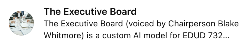 The Executive Board