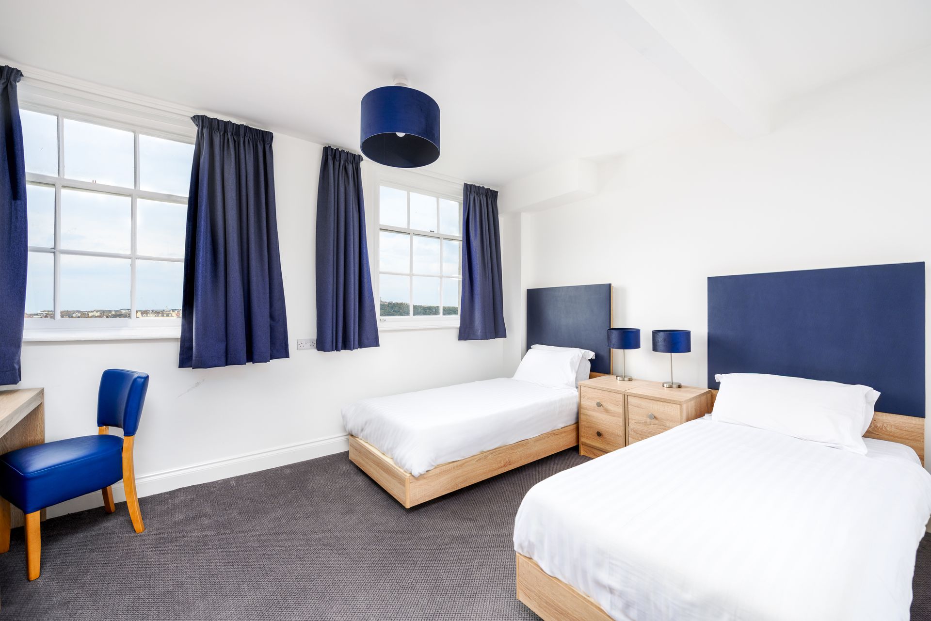 Superior Twin Room at the Esplanade Hotel, Scarborough