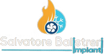 Logo: Orange flame and blue snowflake with fan, text