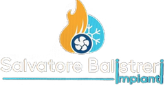 Logo: Orange flame and blue snowflake with fan, text 