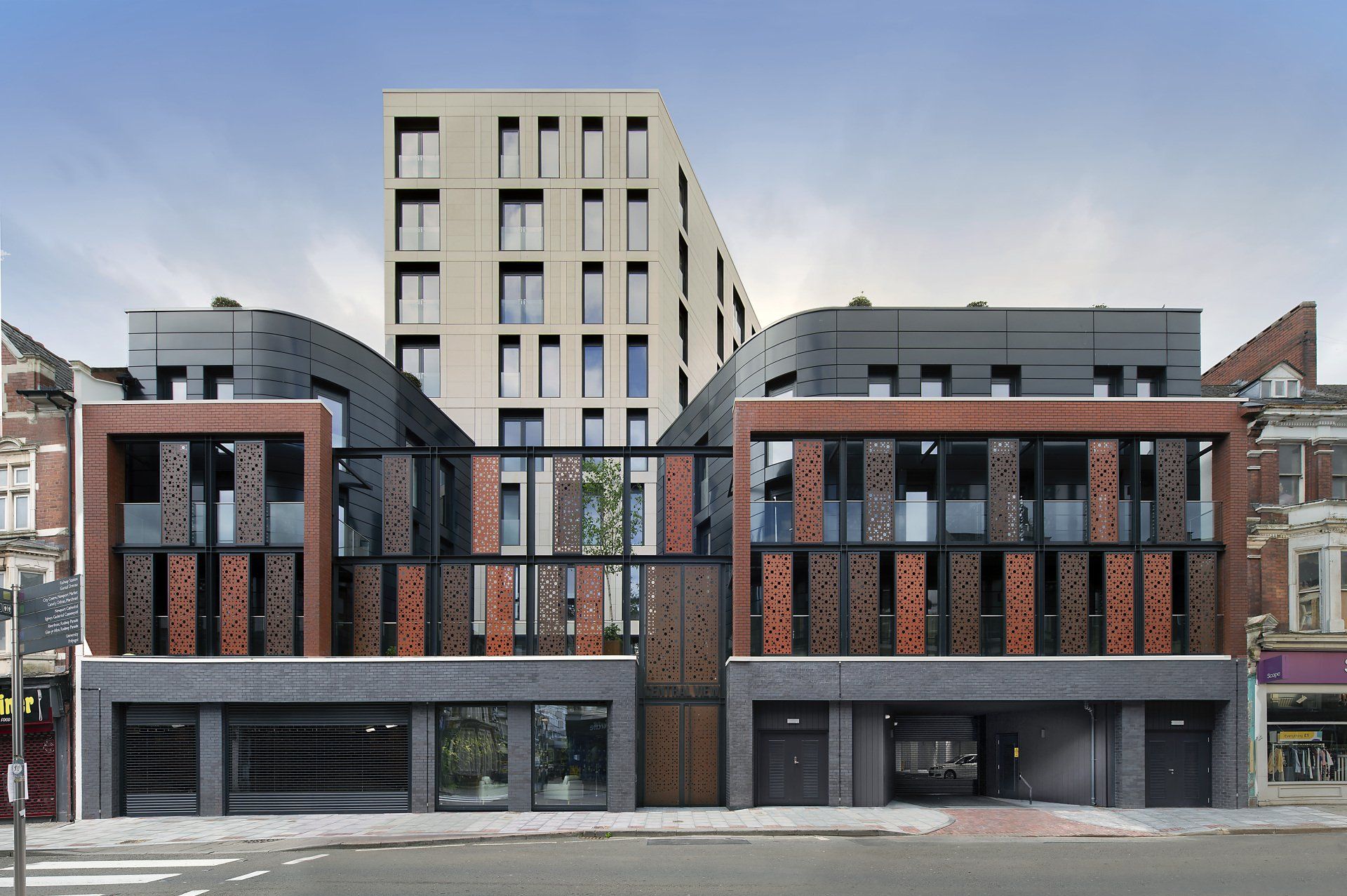 Newport Apartment Block Installation TSS Balustrade Centre