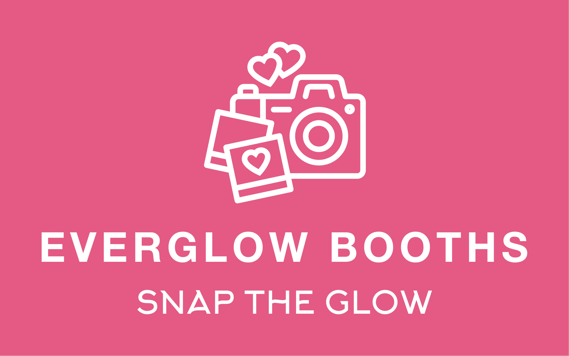 EverGlow Booths logo – Premium iPad-powered photo booth rentals in Massachusetts & New Hampshire