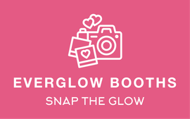 EverGlow Booths logo – Premium iPad-powered photo booth rentals in Massachusetts & New Hampshire