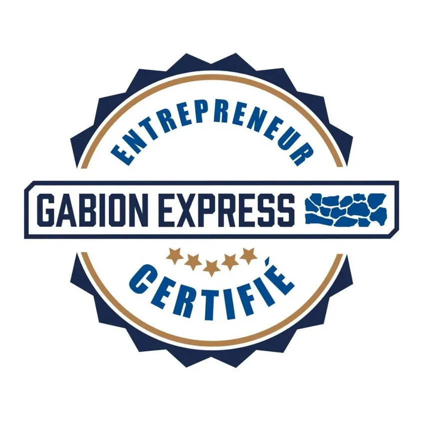 Un logo pour une entreprise appelée Gabion Express