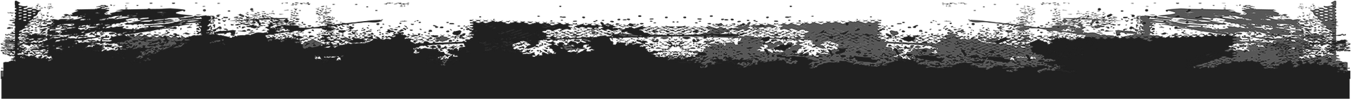 Une image en noir et blanc d'une cascade sur fond blanc.