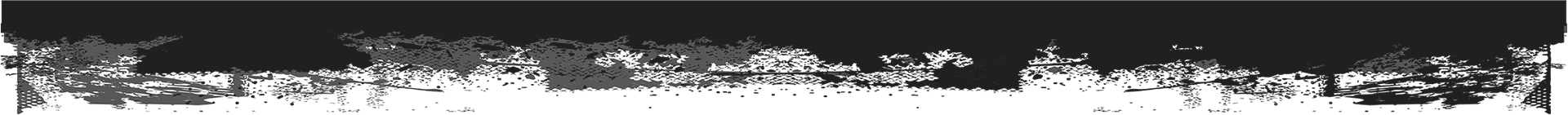 Une image en noir et blanc d'une cascade sur fond noir.