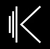 White rewind icon on black background
