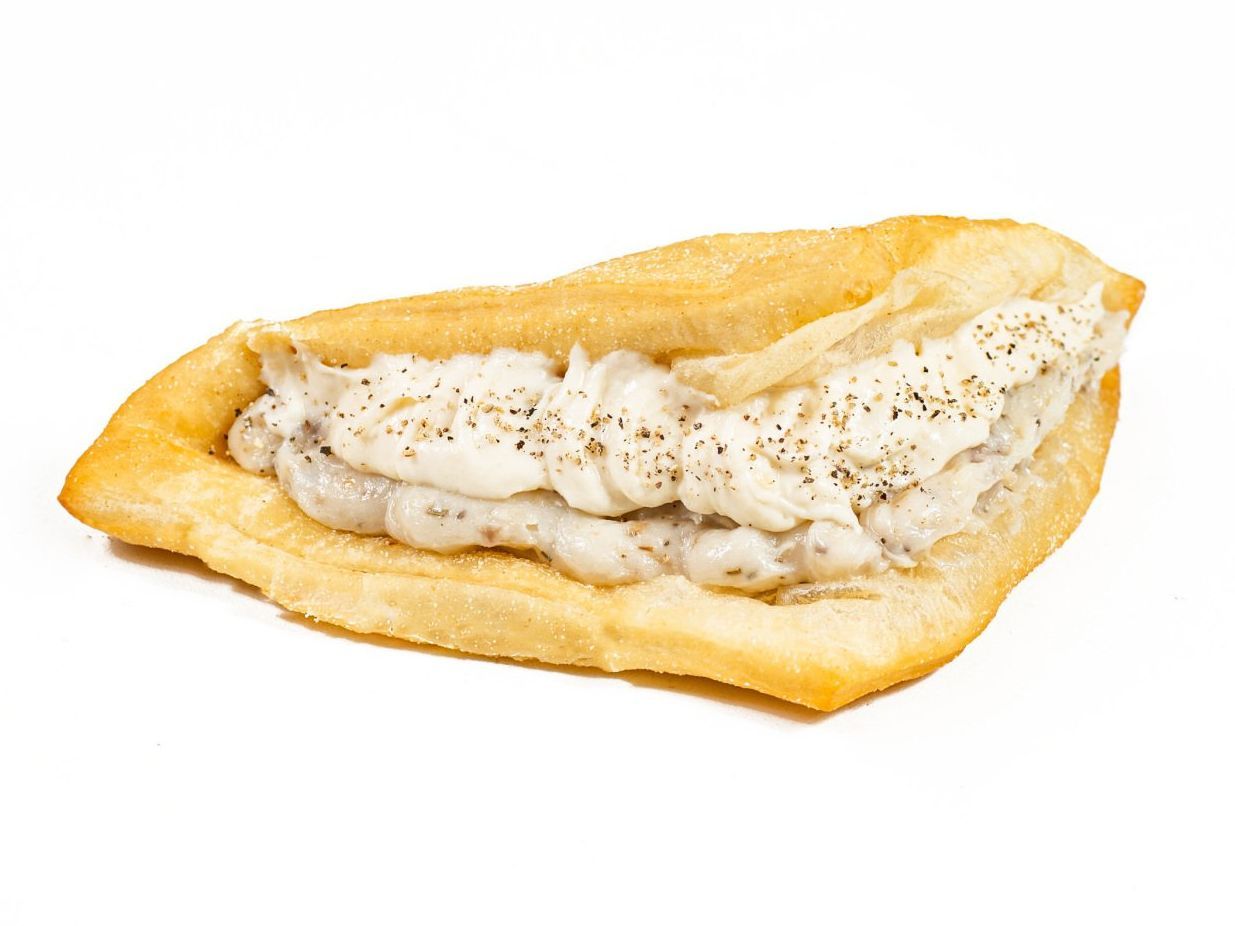 Crescentina con pesce