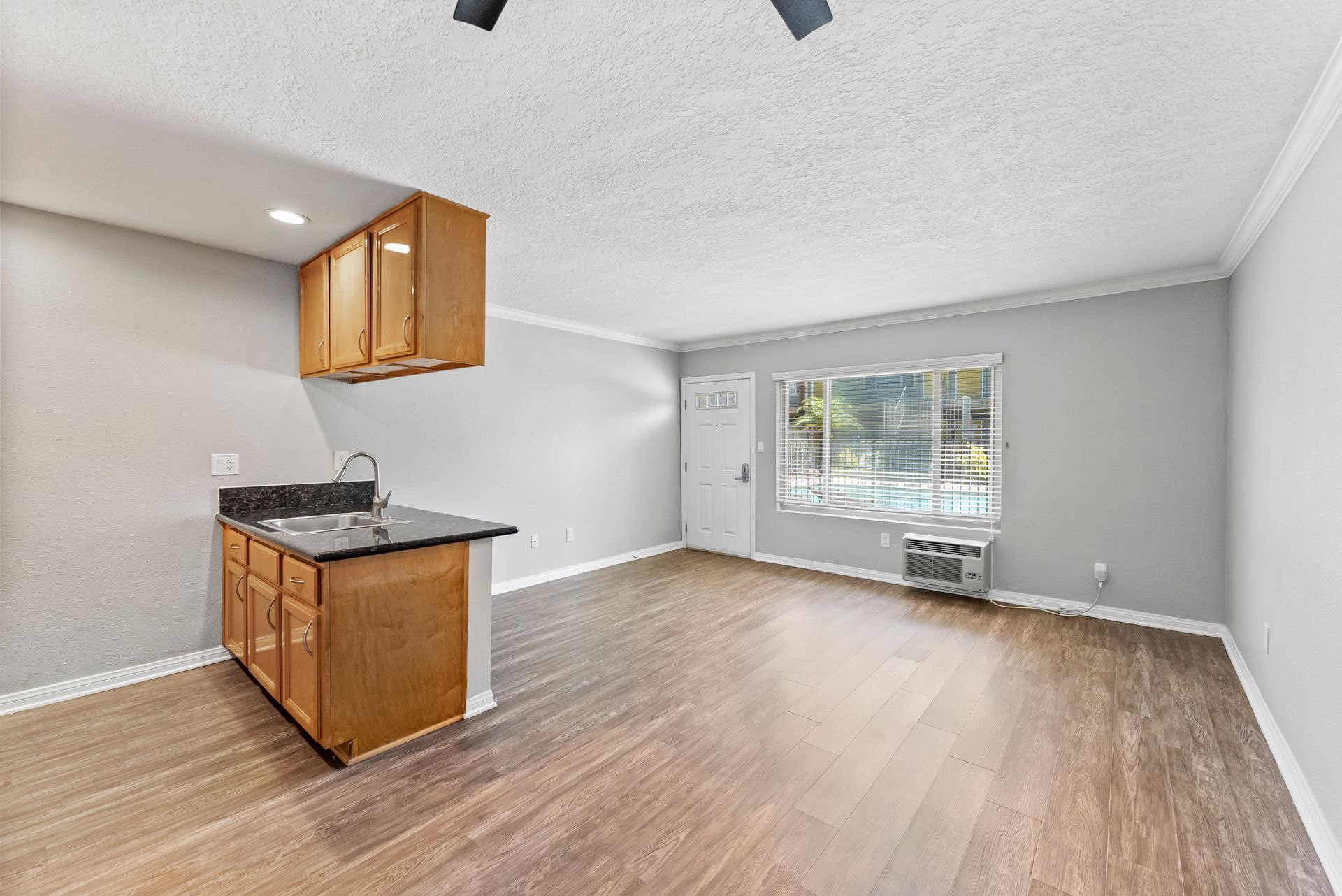 apartment one bedroom kitchen