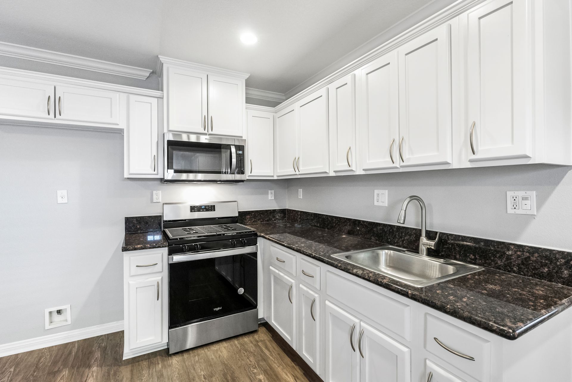 apartment one bedroom kitchen
