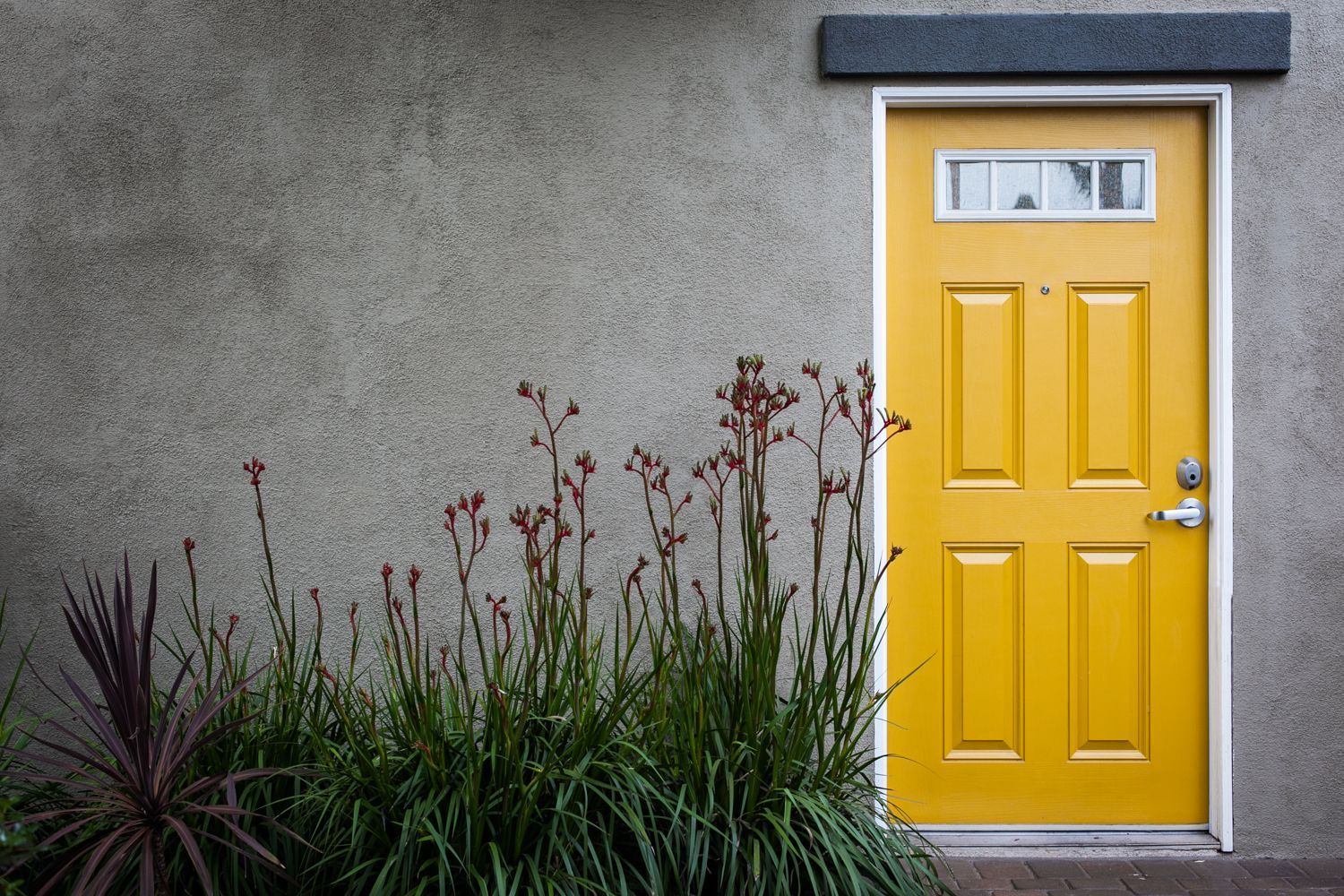 California Palms apartment door