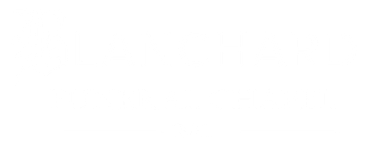 White background with subtle, blurred shapes.