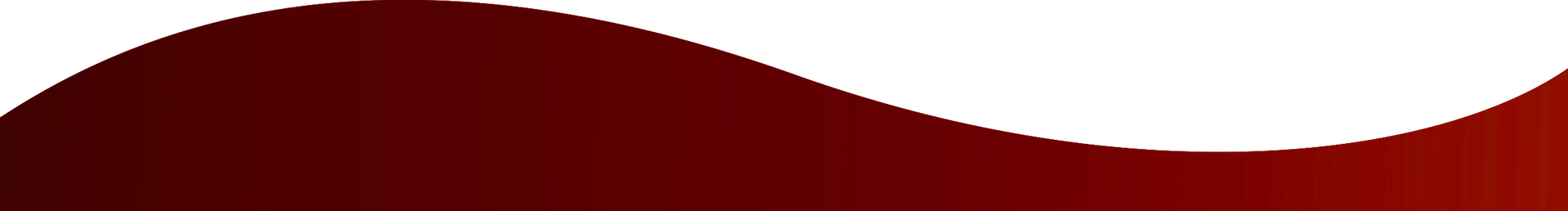 A dark red curved shape with a white space at the top.