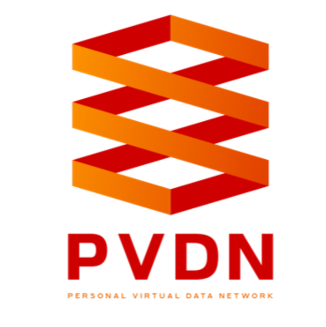 A logo for pvdn personal virtual data network