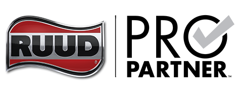 A logo for a company called ruud pro partner.