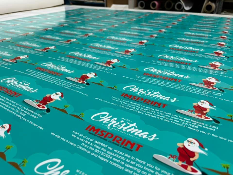 A Bunch of Christmas Cards with Santa on Them — Imsprint in East Maitland, NSW