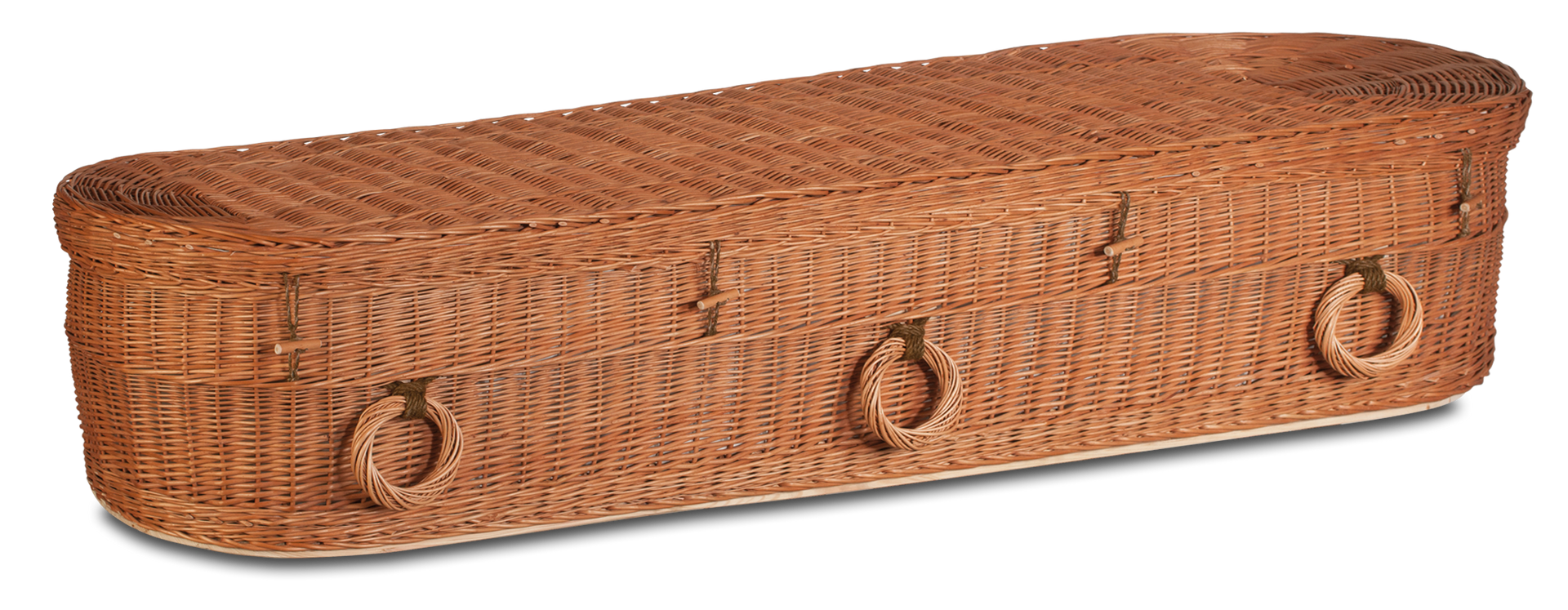 Wilgentenen uitvaartmand