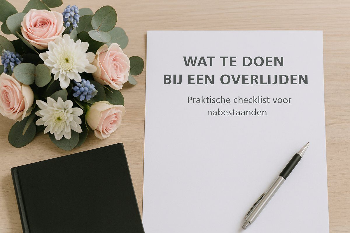Wat te doen bij een overlijden