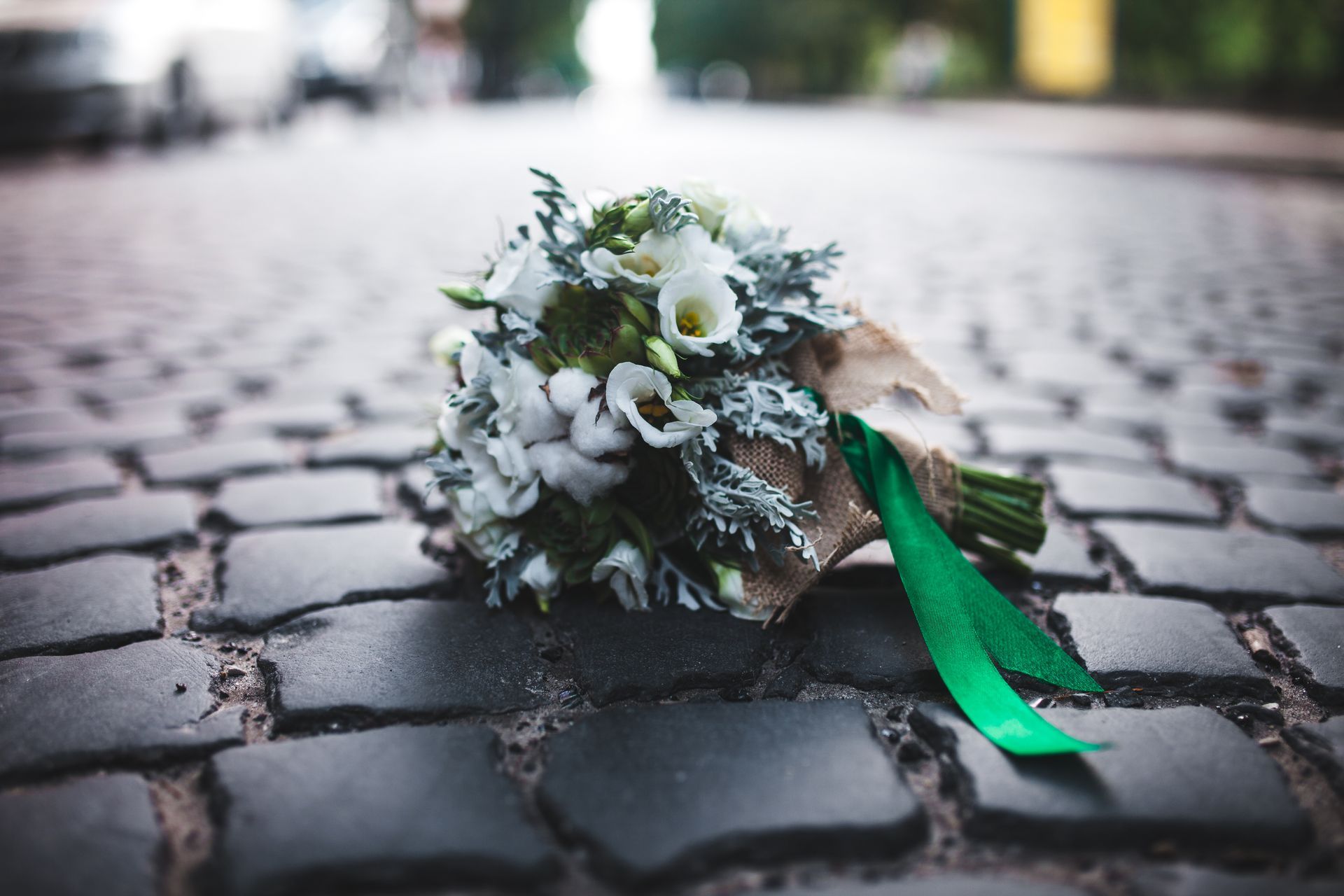 Bloemen voor een uitvaart