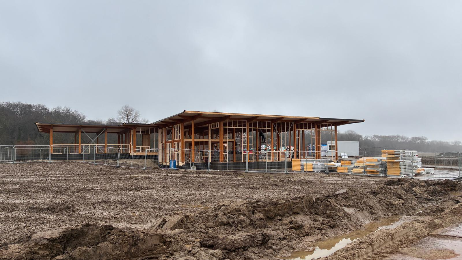 Natuurbegraafplaats Staelduinen in aanbouw