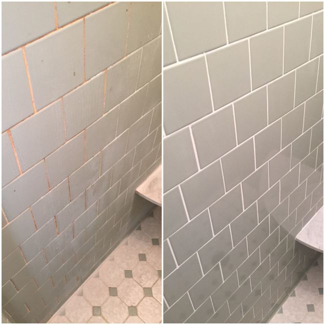 Commercial Tile Repairs — Before and After Cleaning Tiles in Richmond, VA