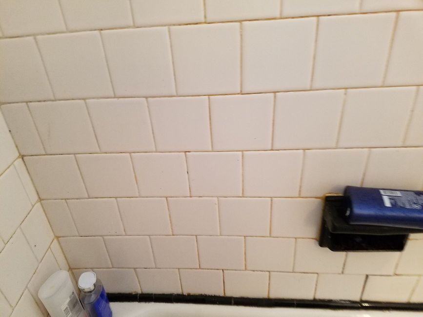 Re-Grouting — Old Tiles with Shampoo and Soap in Richmond, VA