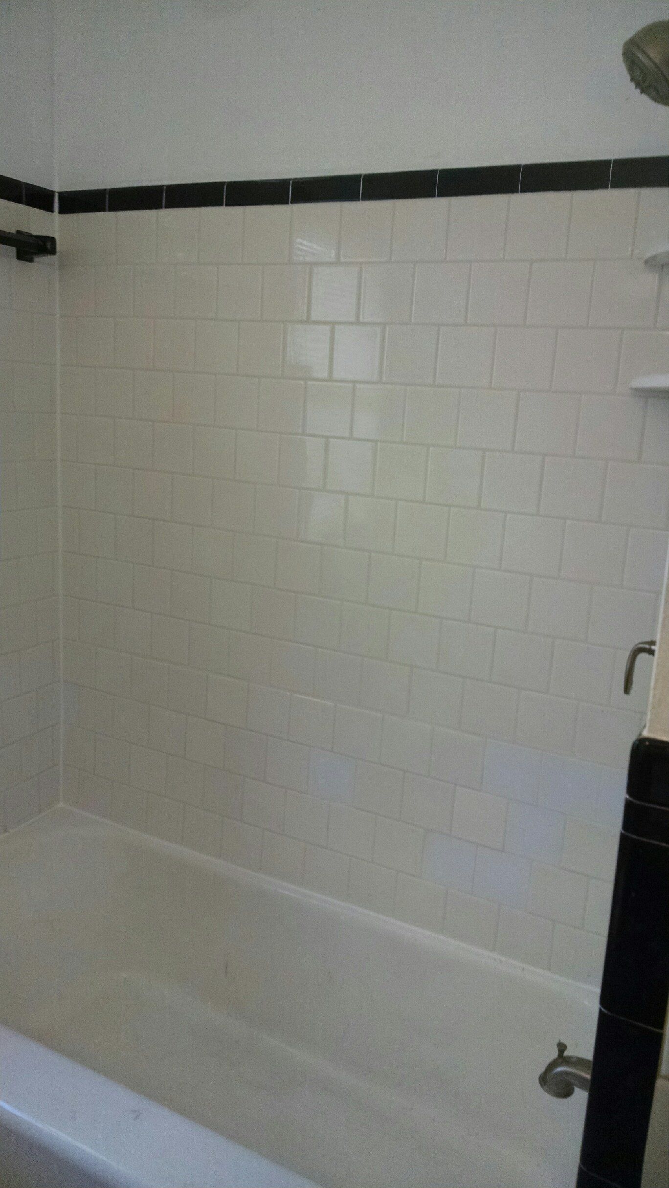 Grout Re-Color — Newly Installed Grout and Tiles in Richmond, VA