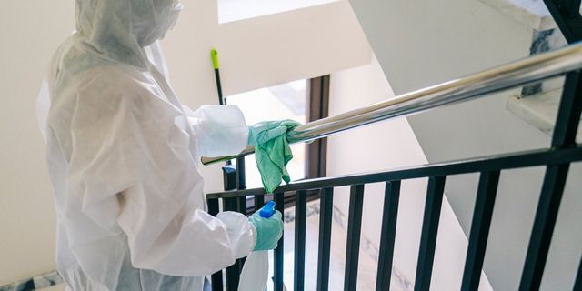 Disinfecting Hand Rails — Winter Garden, FL — Andres Professional Services