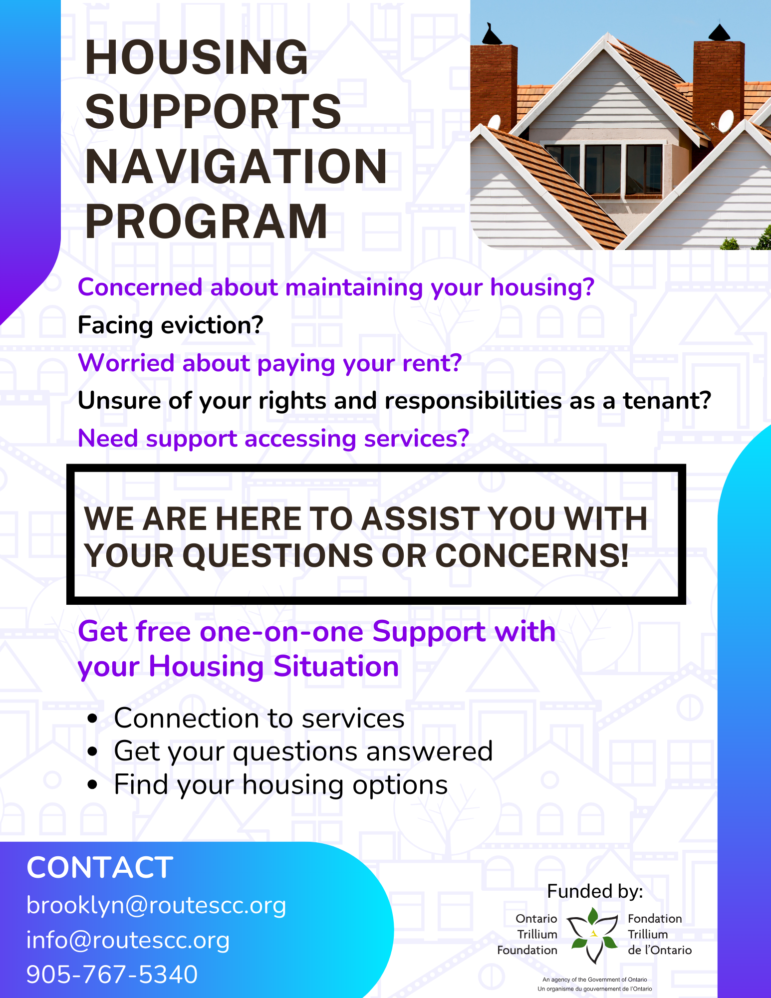 Housing Supports Navigation program description, Routes Connecting ...