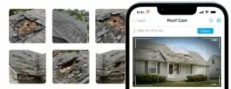 Roofcam roofing job site photo documentation