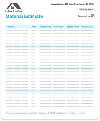 roofing material calculator