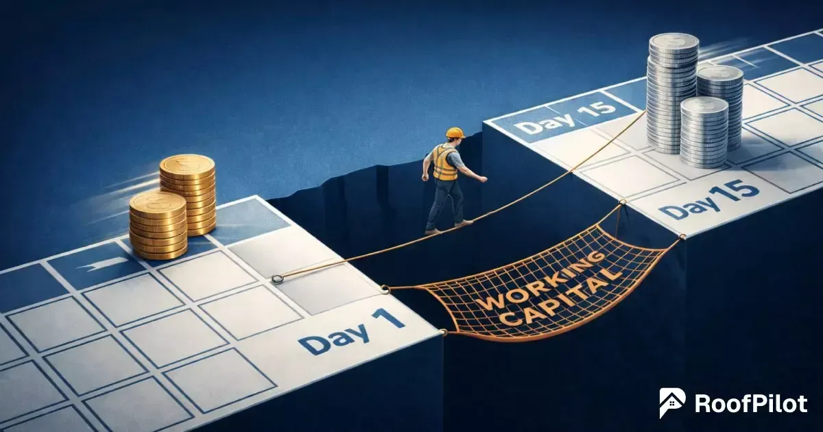 working capital when starting a roofing company