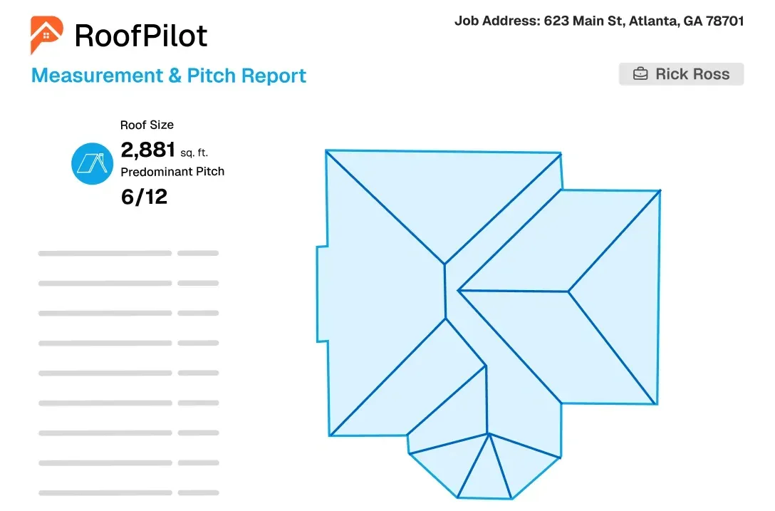 roof measurement reports