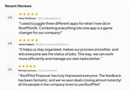 roofing business review management software