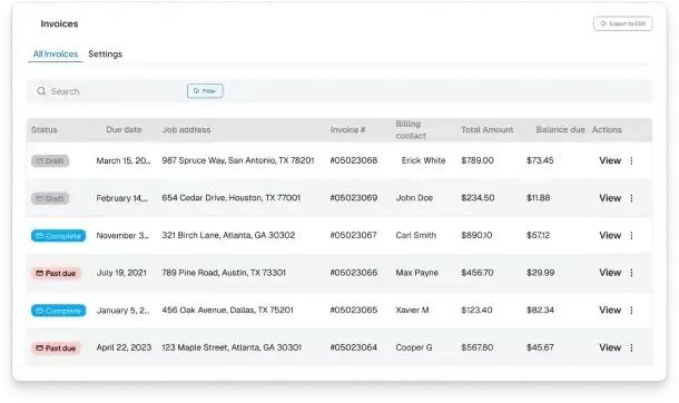roofing invoice software