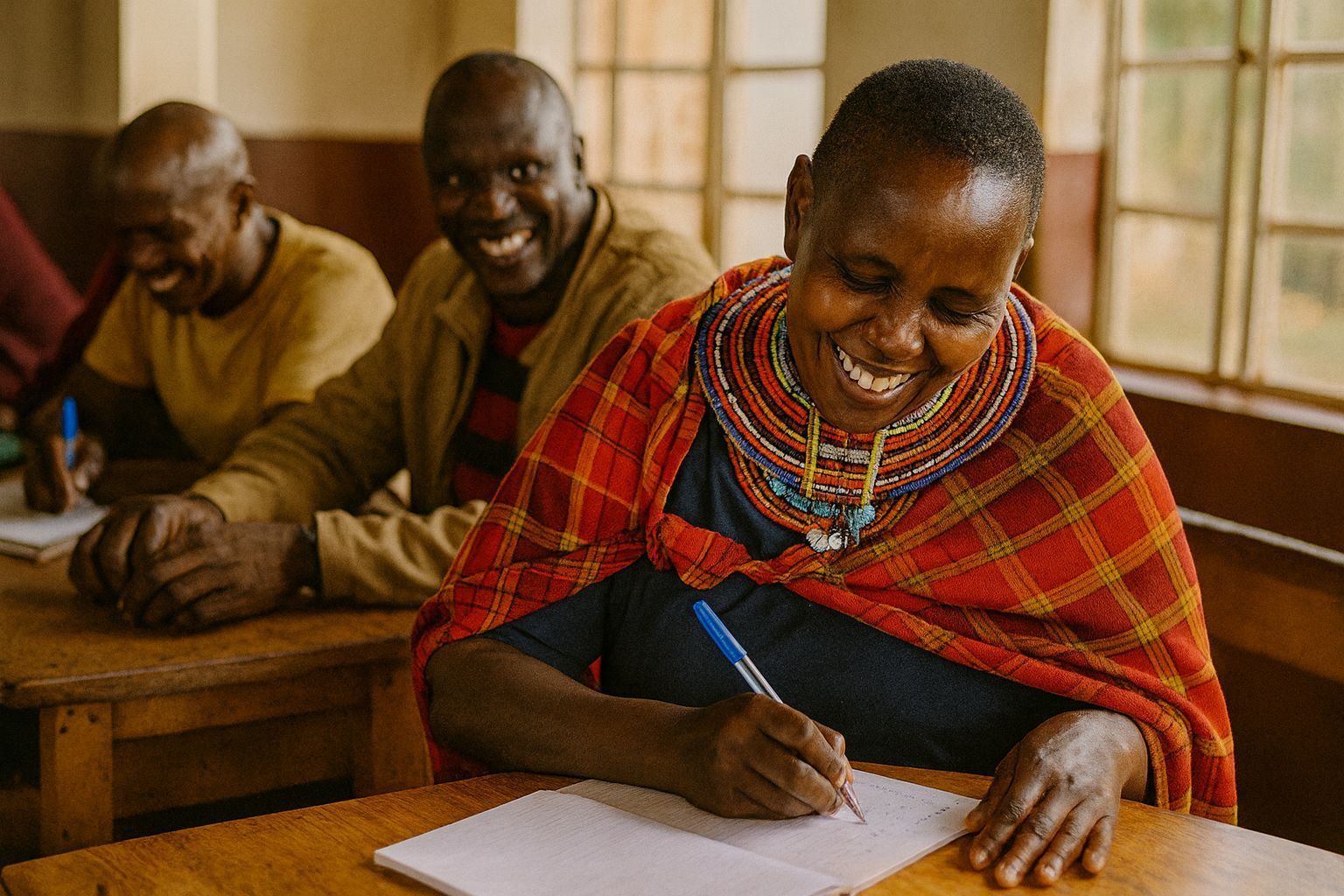 Gray background with a white circle and a curved, wave-like shape.