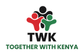 Logo: Four figures holding hands, red, black, and green, with 