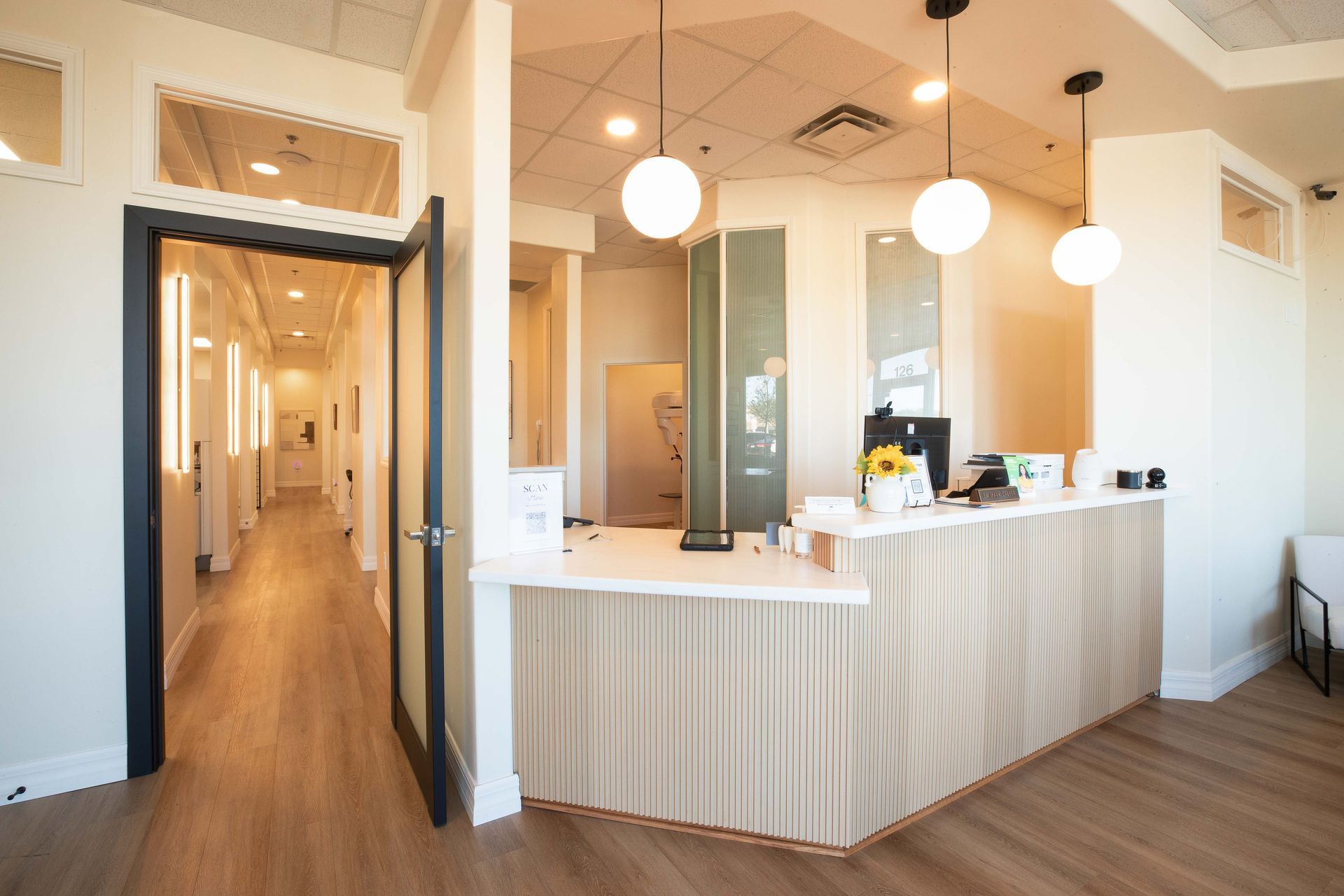 Open and inviting view of Dr. Dreyer's office