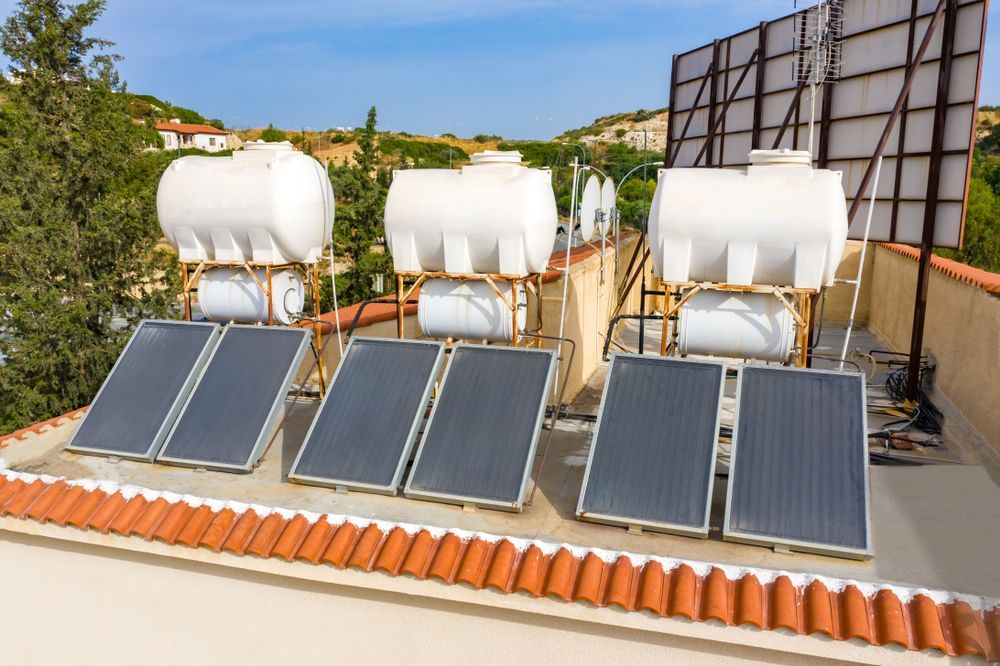 Solar Water Heaters on a Rooftop — OzEnergi in Bribie Island, QLD