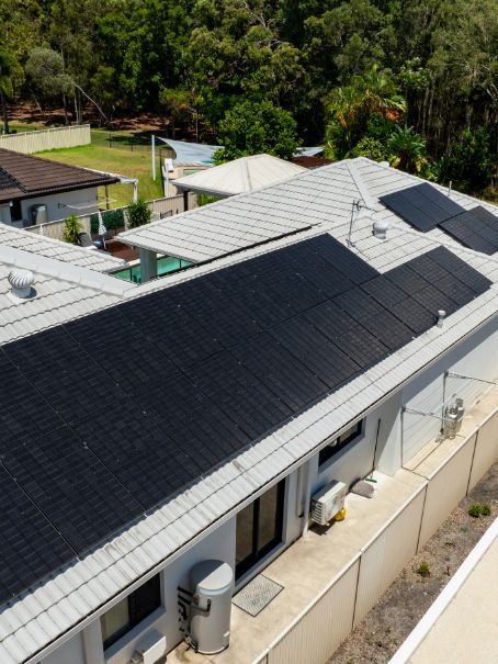 Solar Panels on A Residential Roof — OzEnergi in Caloundra West, QLD