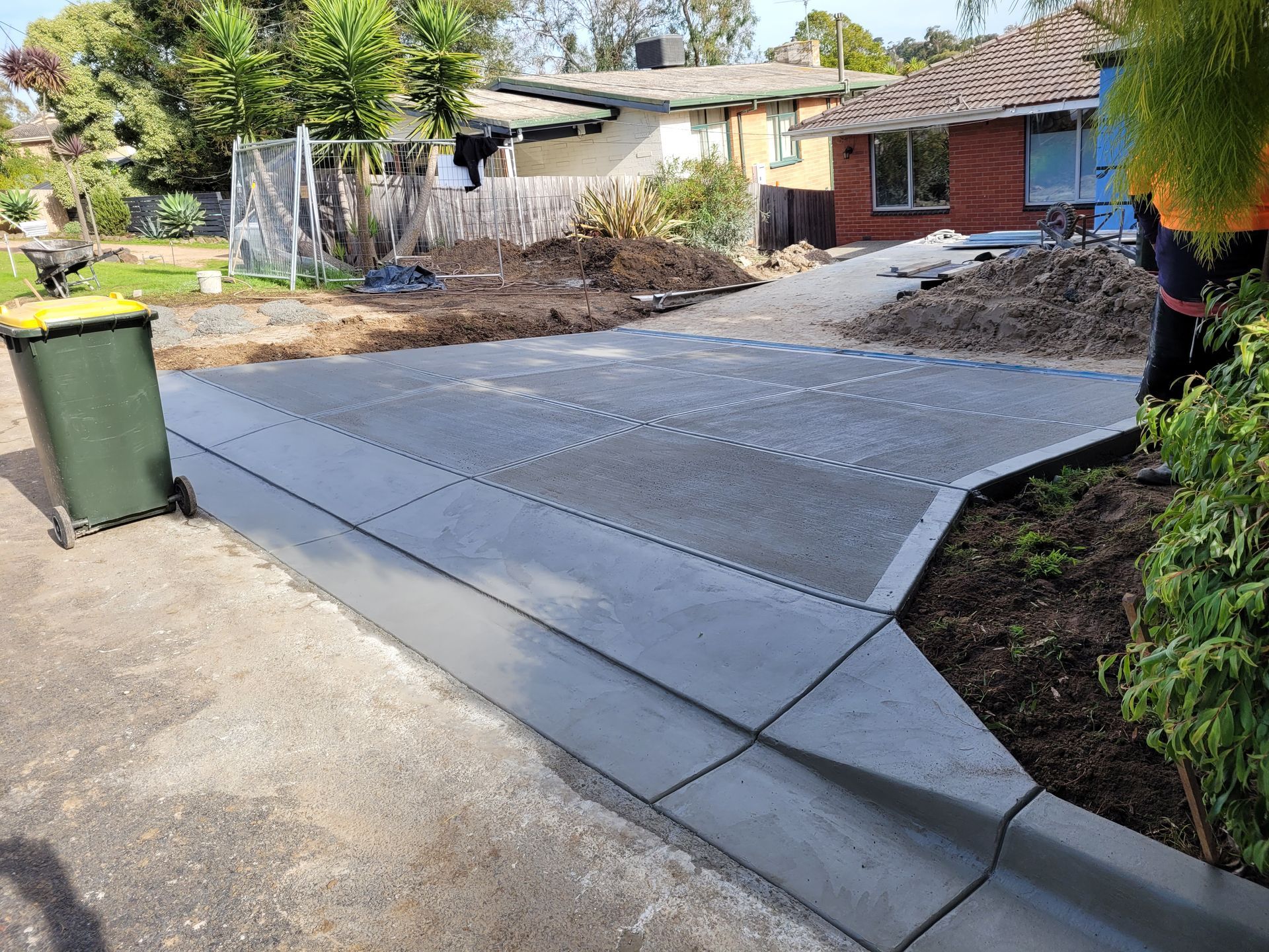 Newly Done Concrete Driveway - Melbourne, VIC - Salcon Paving