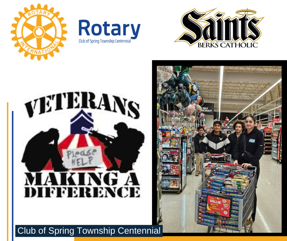 A poster that says veterans making a difference